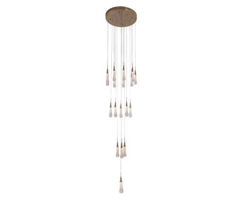 Люстра Kink Light каскадная Гутта латунь 07861-18A,36