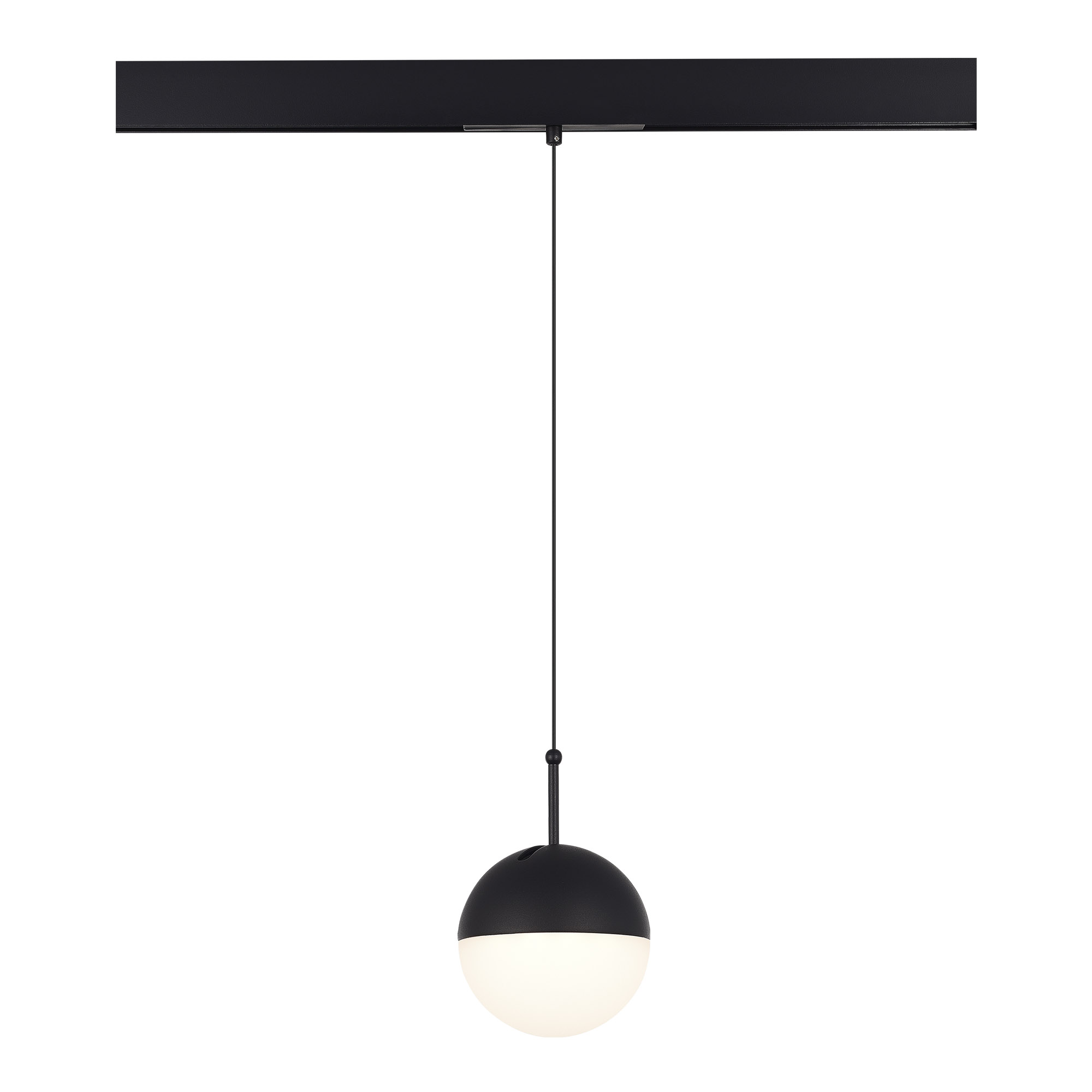 ST681.446.07 Магнитный трековый светильник Черный LED 1*7W 4000K Lm Ra90 120° IP20 D100xH- 48V СКАЙЛАЙН 48V