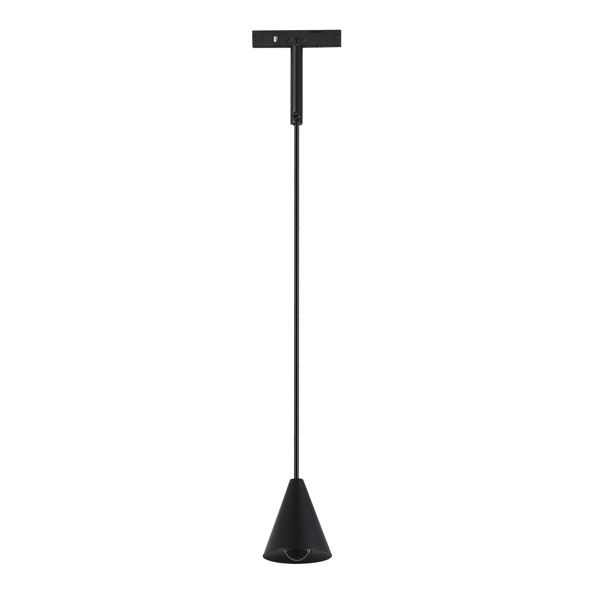 ST689.446.05 Магнитный трековый светильник Черный LED 1*5W 4000K Lm Ra>90 40° IP20 D80xH98 24V СУПЕР5