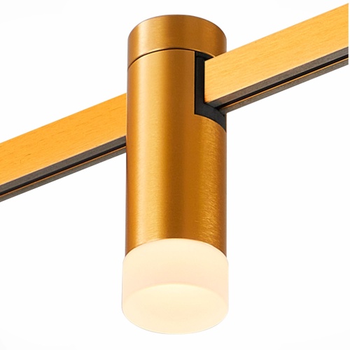 ST812.246.03 Магнитный трековый светильник FARM Золотистый LED 1*3W 4000K 210Lm Ra90 120 IP20 D29xH9 ФАРМ