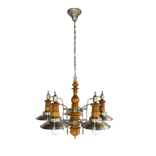 Люстра Beluce ES13302/5L ANTIQUE BRONZE