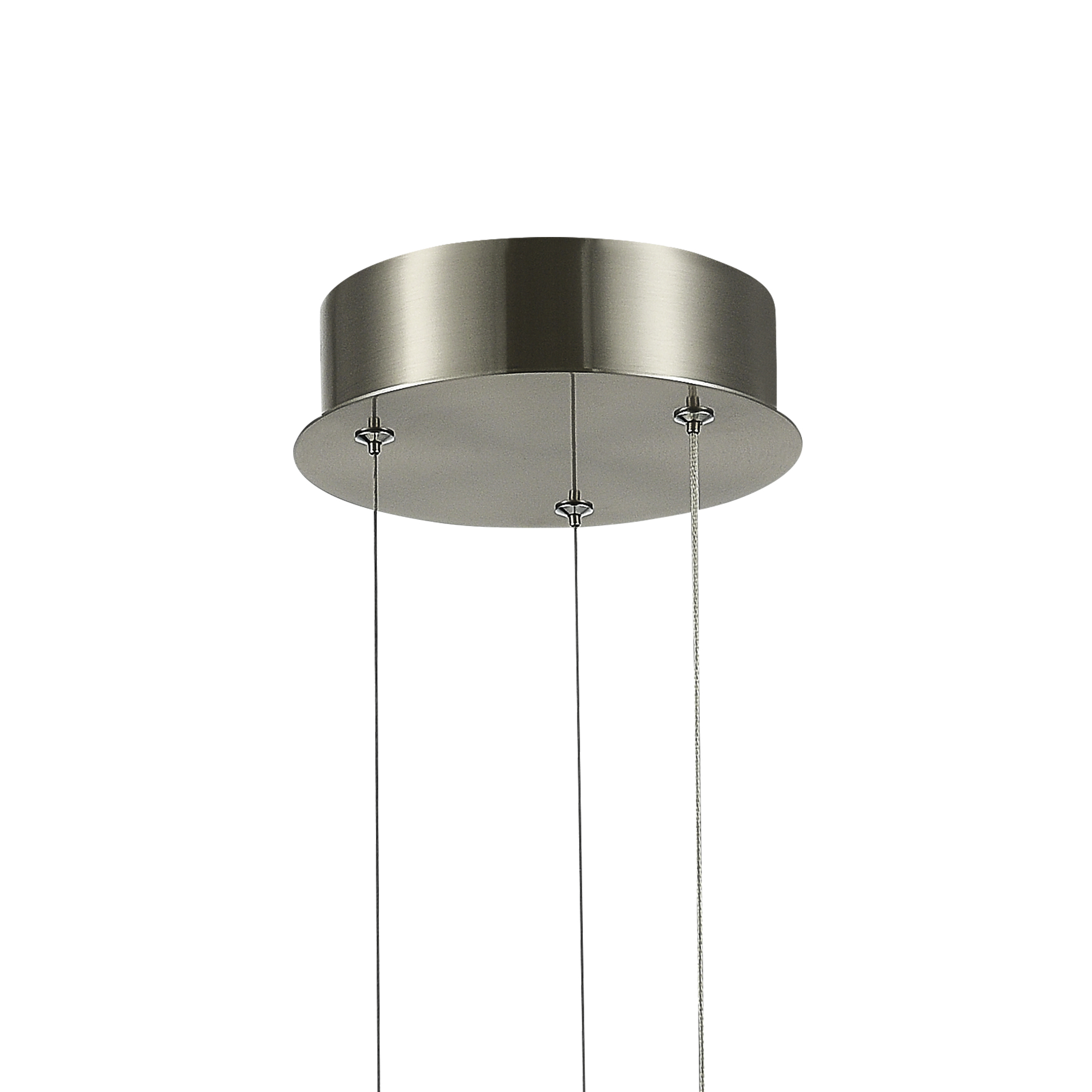 SL6235.103.20 Светильник подвесной ST-Luce Никель/Прозрачный LED 1*20W 4000K ФИЕРА