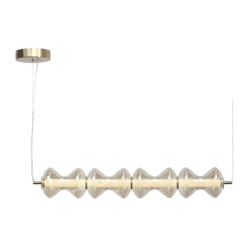 SL6136.223.01 Светильник подвесной ST-Luce золото/коньячный LED 1*22W 3000K СПАЙН