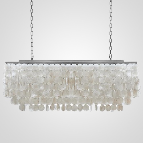 Подвесная люстра rectangle SHELL Chandelier 2 cascades 75535-22