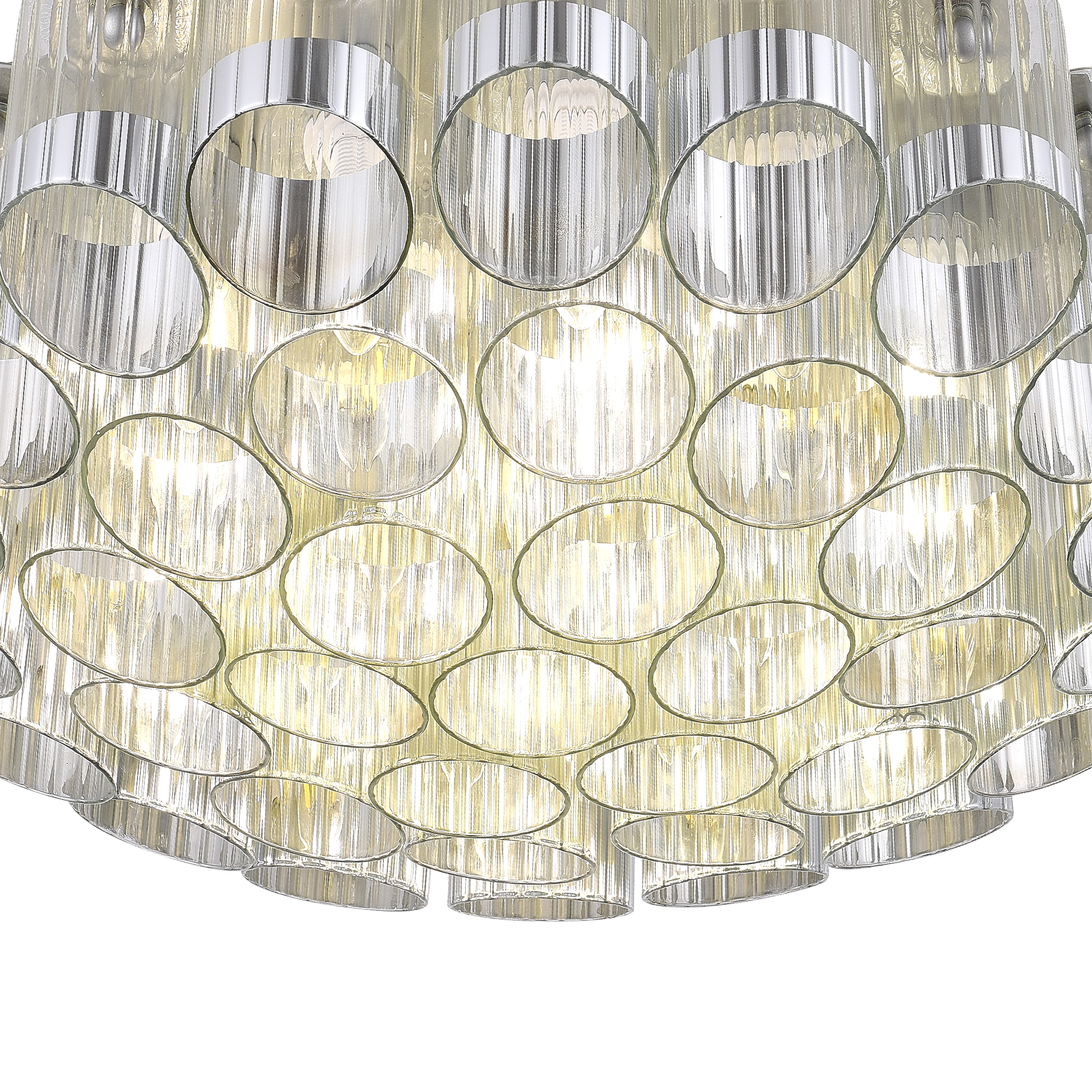 SL1662.102.19 Светильник потолочный ST-Luce Никель/Никель, Прозрачный E14 19*60W АККОРД