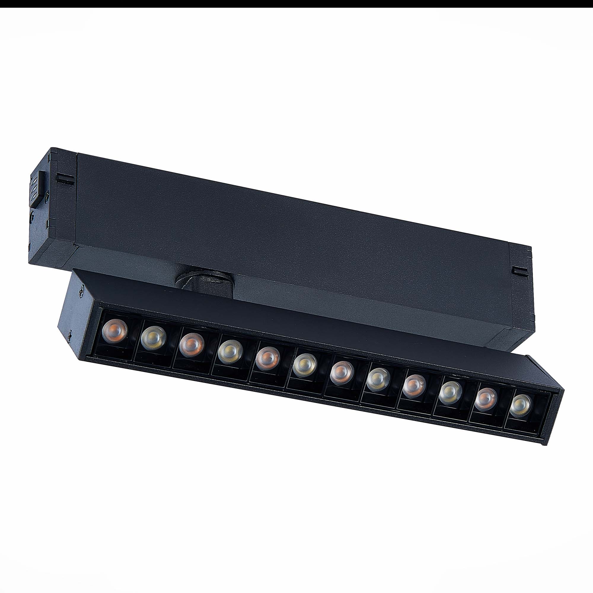 ST656.496.09 Св-к трек. SMART Черный LED 1*9W 2700K-6000K 700Lm Ra>90 24 IP20 L220xW25xH105 220V СКАЙЛАЙН 220V