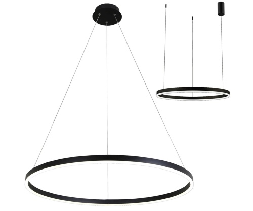 Подвес Kink Light Тор черный d80 08214,19A(4000K)