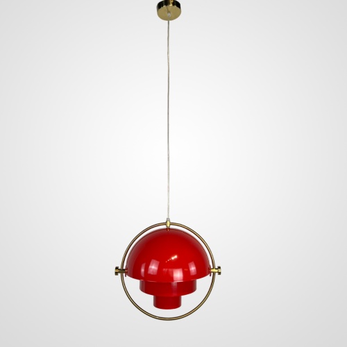 Подвесной светильник Louis Weisdorff Gubi Multi-lite Pendant Red 123431-22