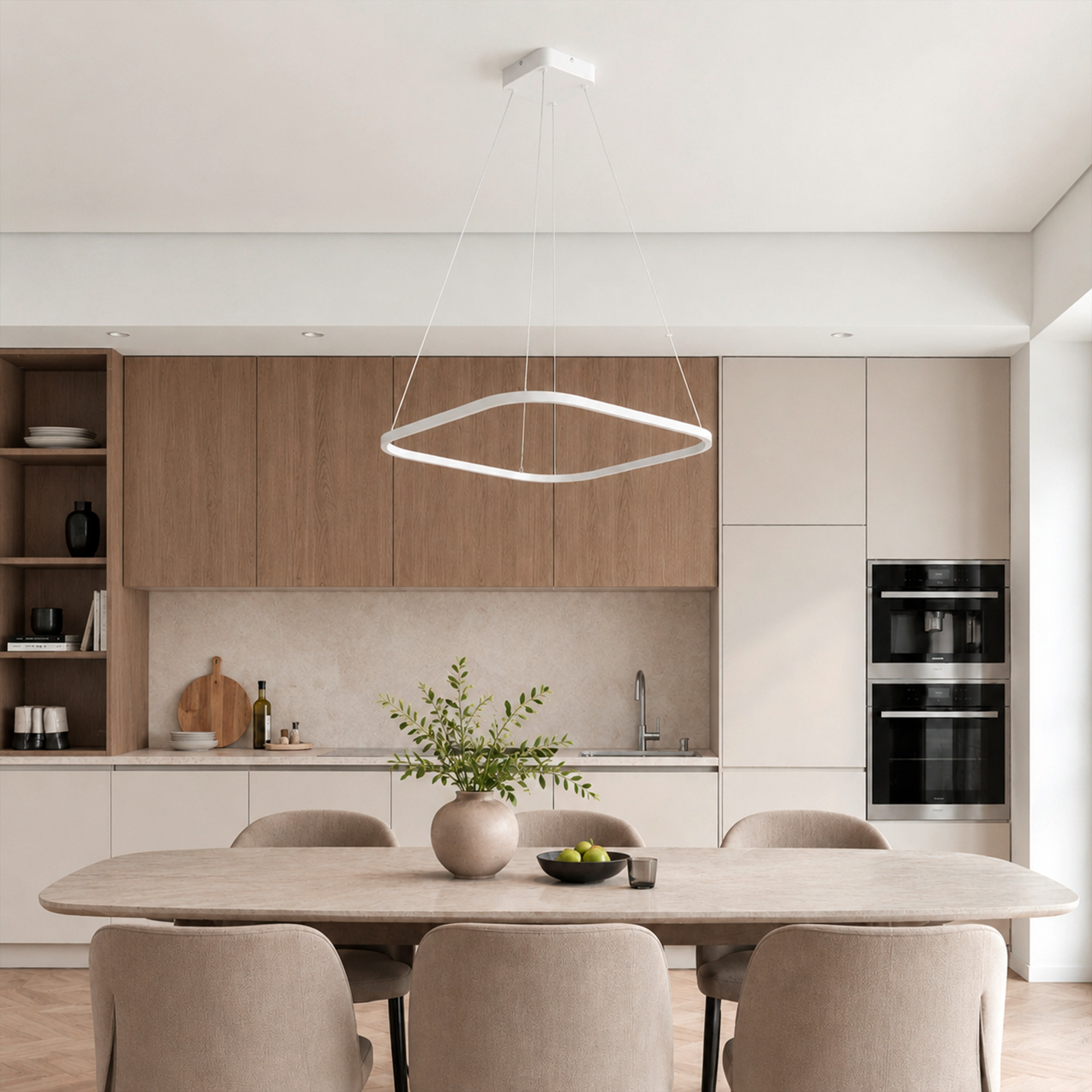 ST610.543.39 Светильник подвесной ST-Luce Белый/Белый LED 1*35W 4000K Подвесные светильники