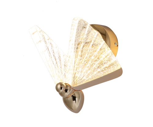 Бра Kink Light Баттерфляй золото Led 6W 08444,33