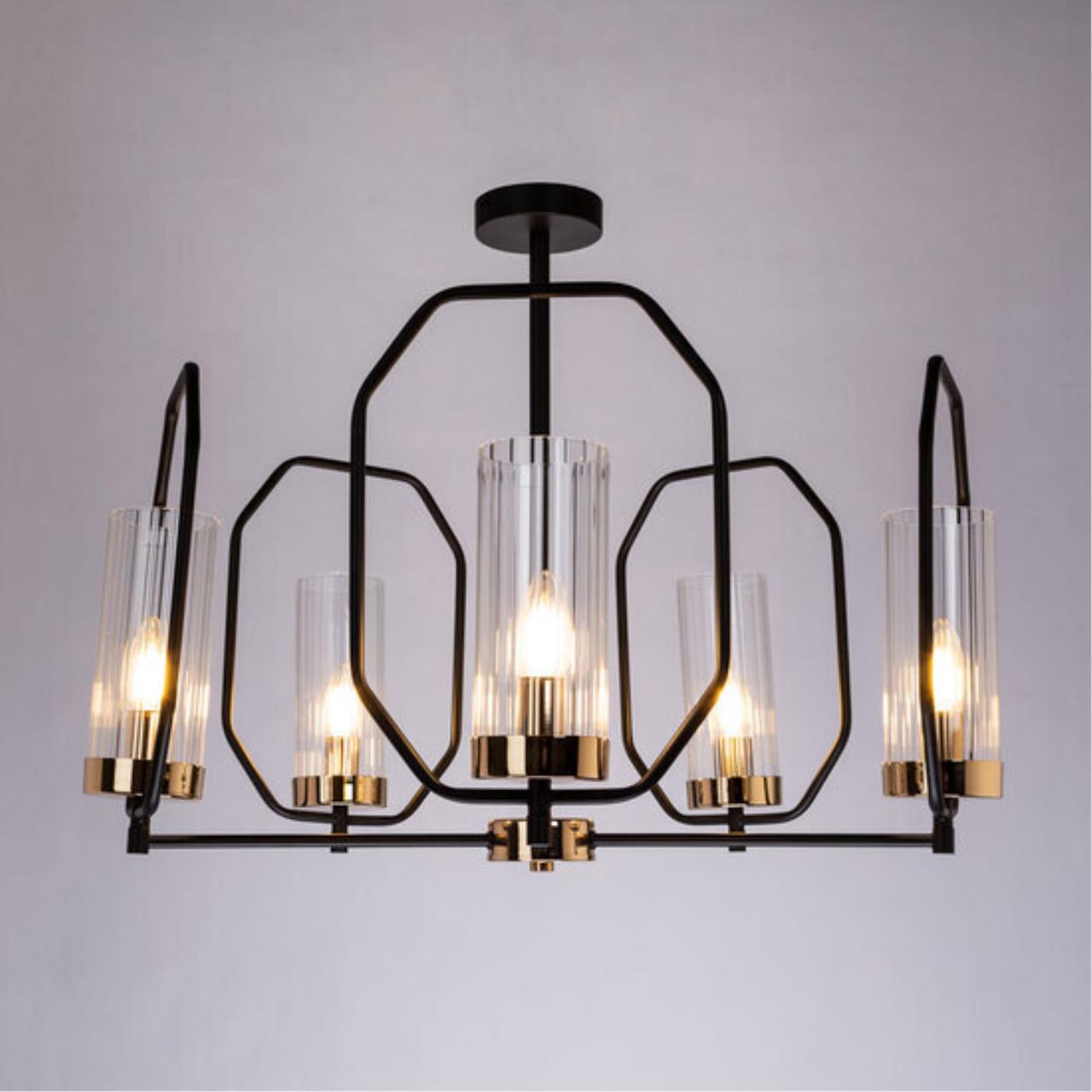 Потолочная люстра Arte lamp A7004PL-5BK СВЕТИЛЬНИК ПОТОЛОЧНЫЙ