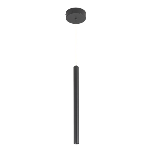 ST613.413.06 Светильник подвесной ST-Luce Черный/Черный LED 1*3W 4000K 260Lm 36° D30xH2200 Подвесные светильники