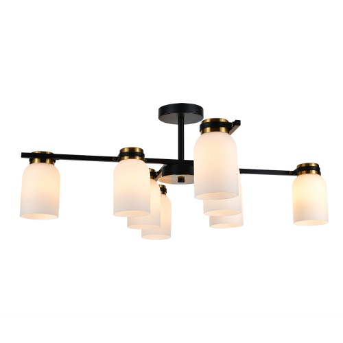 Светильник на штанге Escada 1151/8P E14*40W Black/Brass