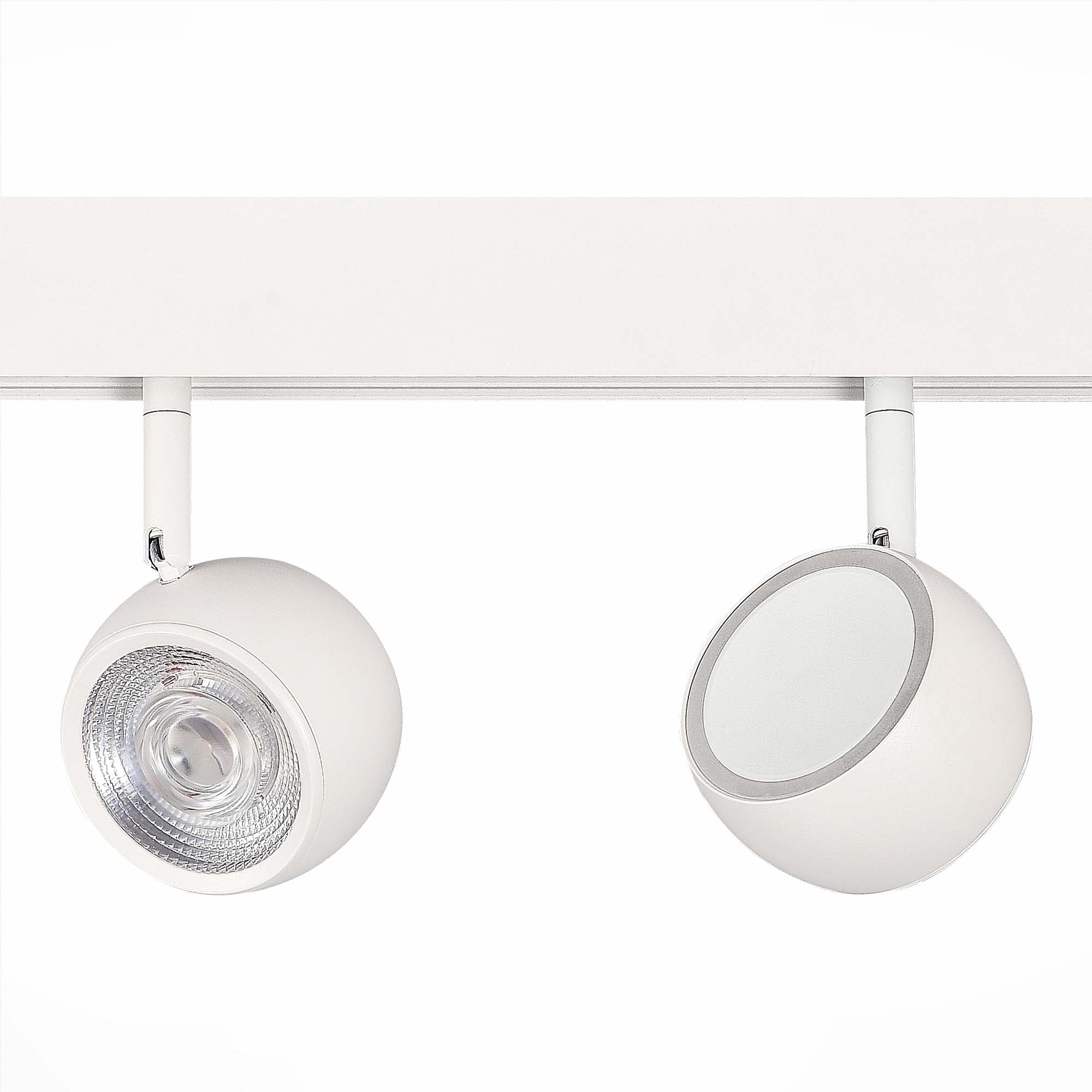 ST355.536.10 Магнитный трековый светильник Белый LED 1*10W 3000K 470Lm Ra>80 36° IP20 L120xW50xH176 СКАЙЛАЙН 48V