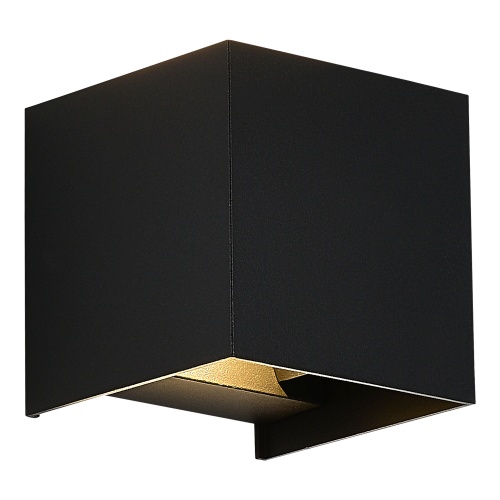 SL9513.401.01 Светильник уличный настенный ST-Luce черный/черный LED 1*10W 2700K БРИК