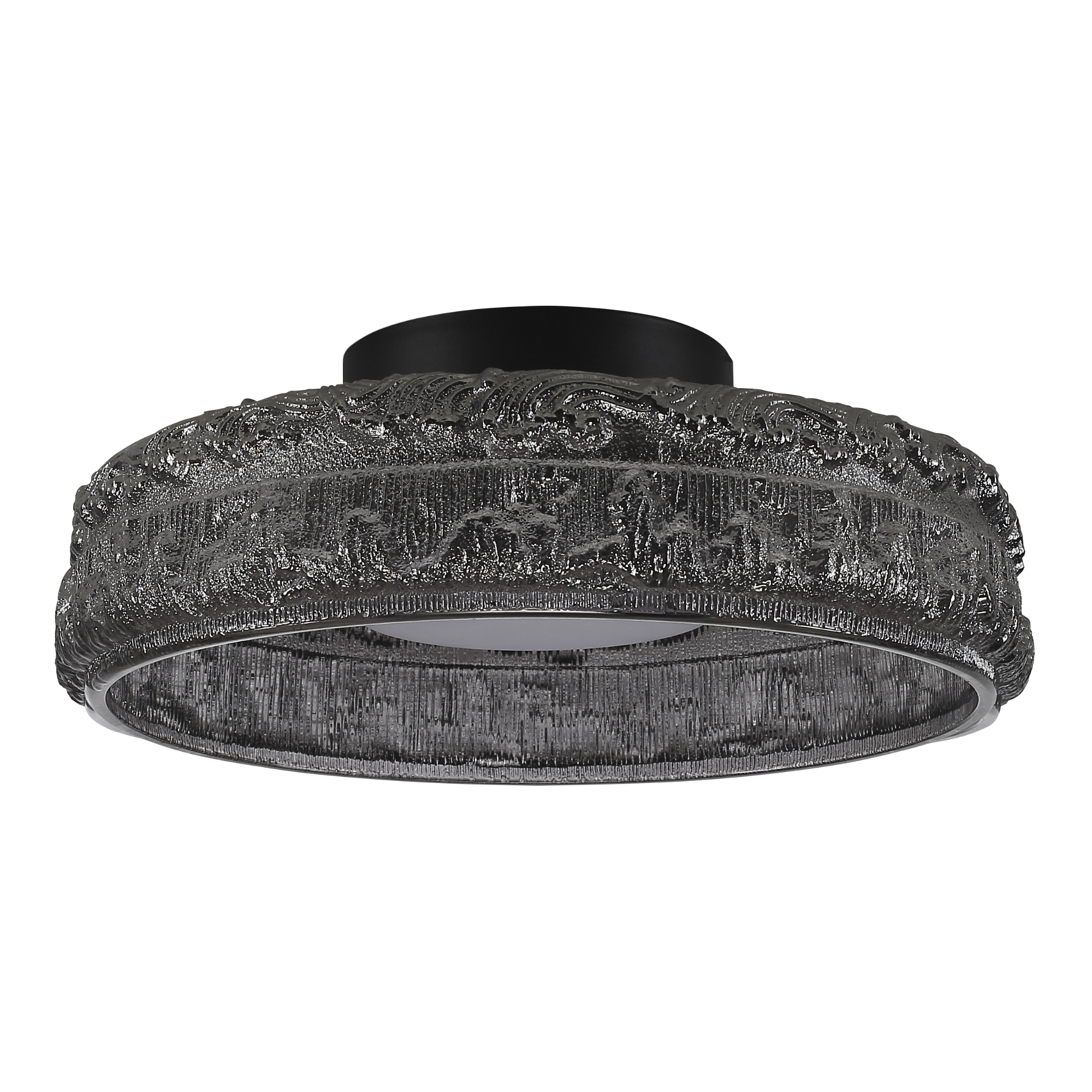 SL6143.412.01 Светильник потолочный ST-Luce черный/дымчатый LED 1*15W 4000K АНТИК