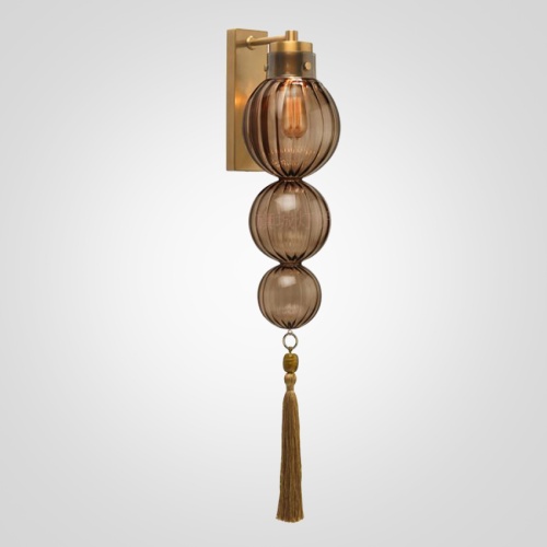 Бра Heathfield Lighting - Medina Wall brass/amber 177914-22