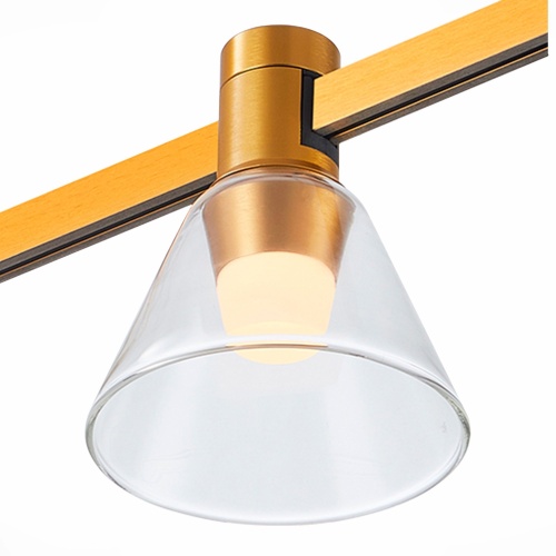 ST814.246.03 Магнитный трековый светильник FARM Золотистый LED 1*3W 4000K 89Lm Ra90 120 IP20 D90xH1 ФАРМ