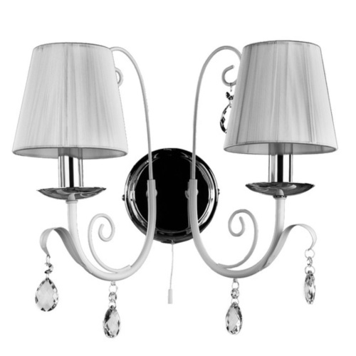 Бра Arte lamp A1743AP-2WH СВЕТИЛЬНИК НАСТЕННЫЙ