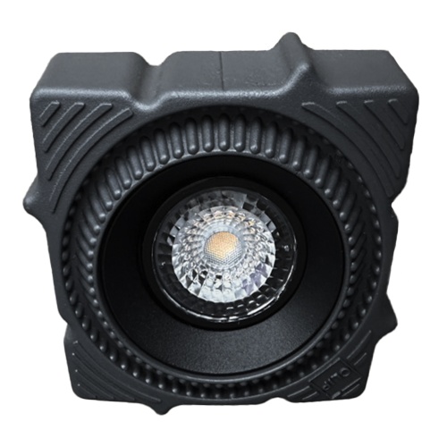 ST753.438.07 Св-к встр. светодиодный в натяжной ПВХ потолок Черный LED 1*7W 3000K 560Lm Ra80 60° Встраиваемые светильники