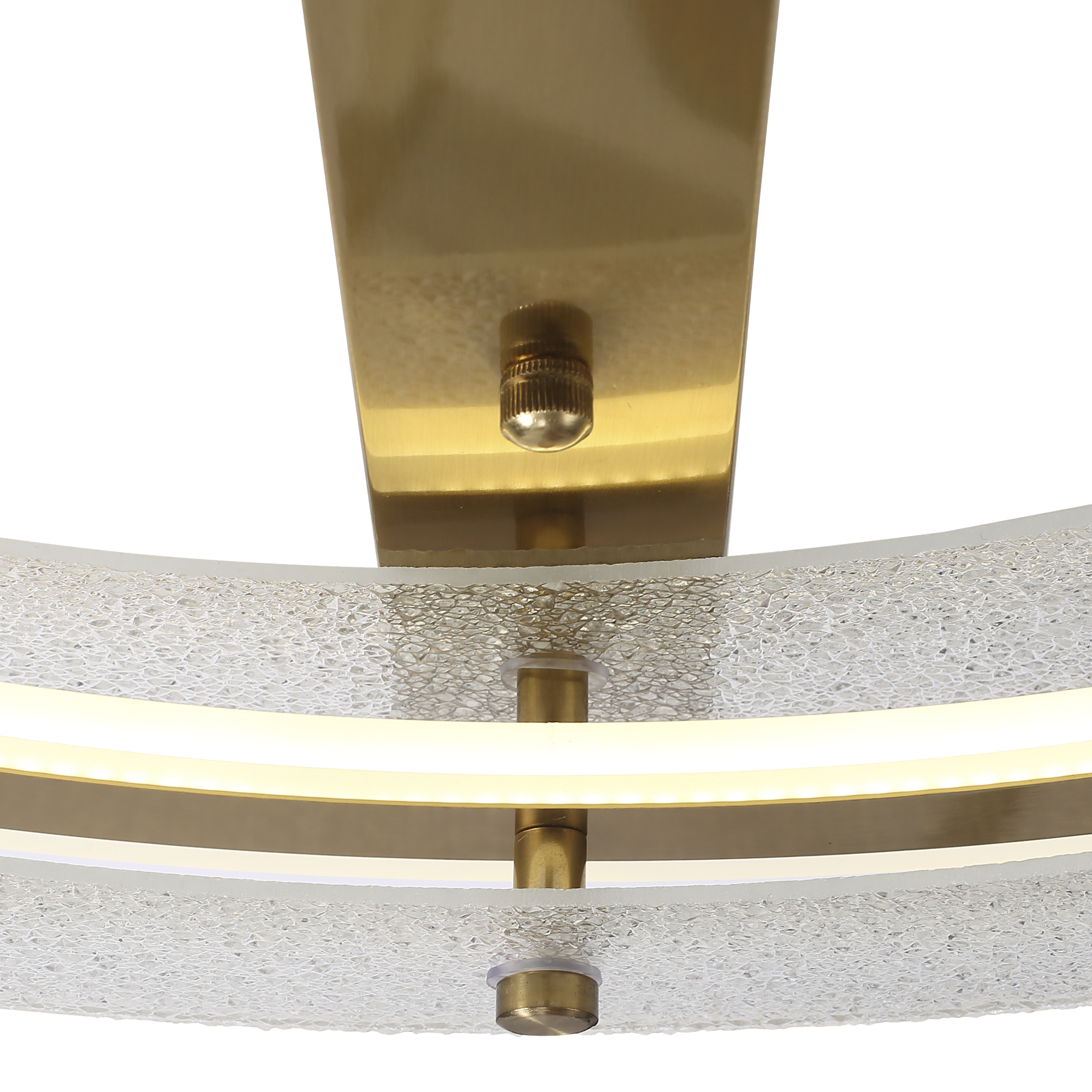 SL6245.212.01 Светильник потолочный ST-Luce золотистый/Прозрачный LED 1*40W 4000K ФЭГИ