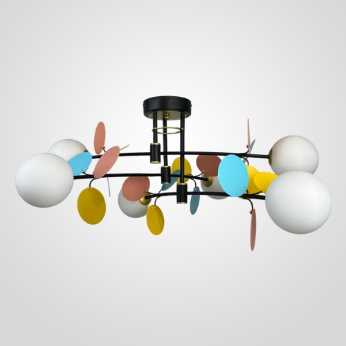 Потолочная люстра Light of MATISSE B D80 Black Multicolor 194950-23