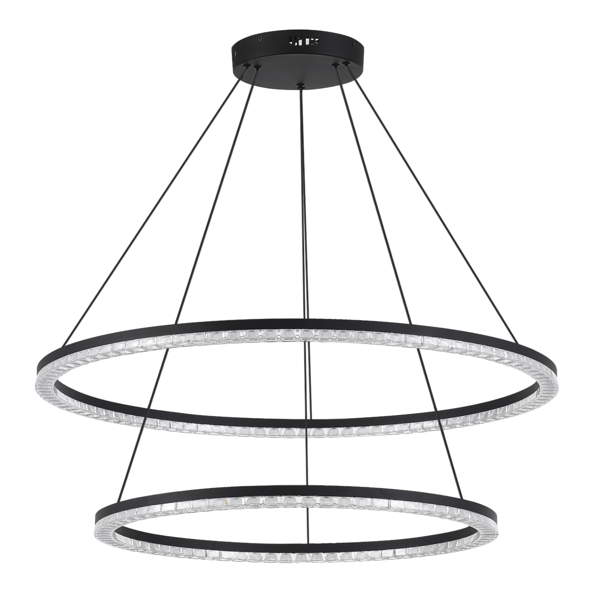 SL1018.403.02 Светильник подвесной ST-Luce черный/прозрачный LED 1*96W 4000K ЭВКЛИДИК