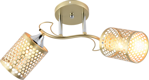 XA1322B/2 MATT GOLD+CR Люстра AMLighting (10)