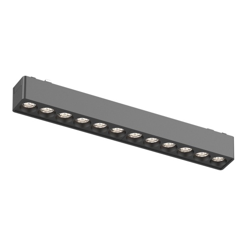ST673.446.12 Магнитный трековый светильник Черный LED 1*12W 4000K 710Lm Ra>90 36° IP20 L230xW26xH24 СКАЙФЛЕТ