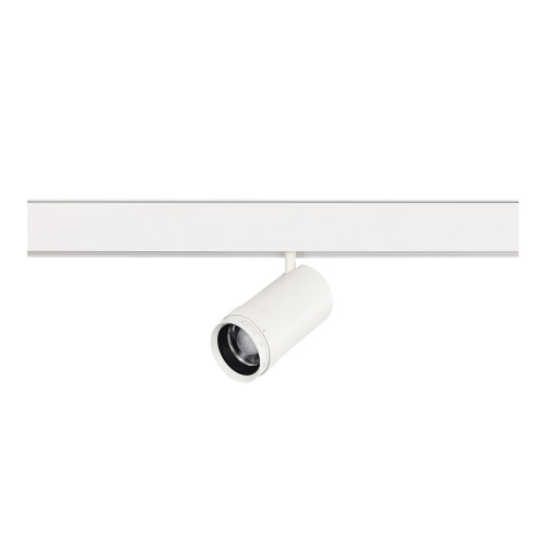 ST357.536.20 Магнитный трековый светильник ZOOM Белый LED 1*20W 3000K Lm Ra90 10-55° IP20 D60xH170 4 СКАЙЛАЙН 48V