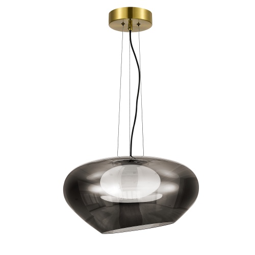 SL6019.313.01 Светильник подвесной ST-Luce Латунь/Дымчатый, Белый LED 1*20W 3000K ФОРЕЙ