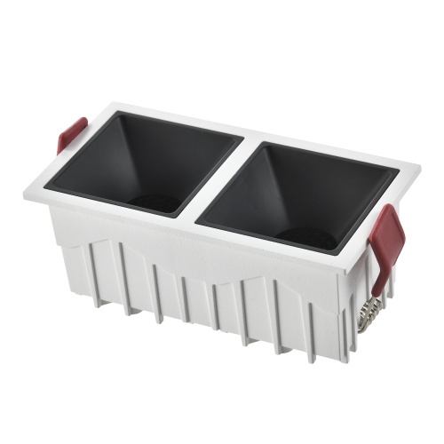ST757.438.20 Св-к встр. Белый LED 2*10W 3000К Ra >90 1400Lm 60° IP20 L65xW126xH52 85-265V Встраиваемые светильники