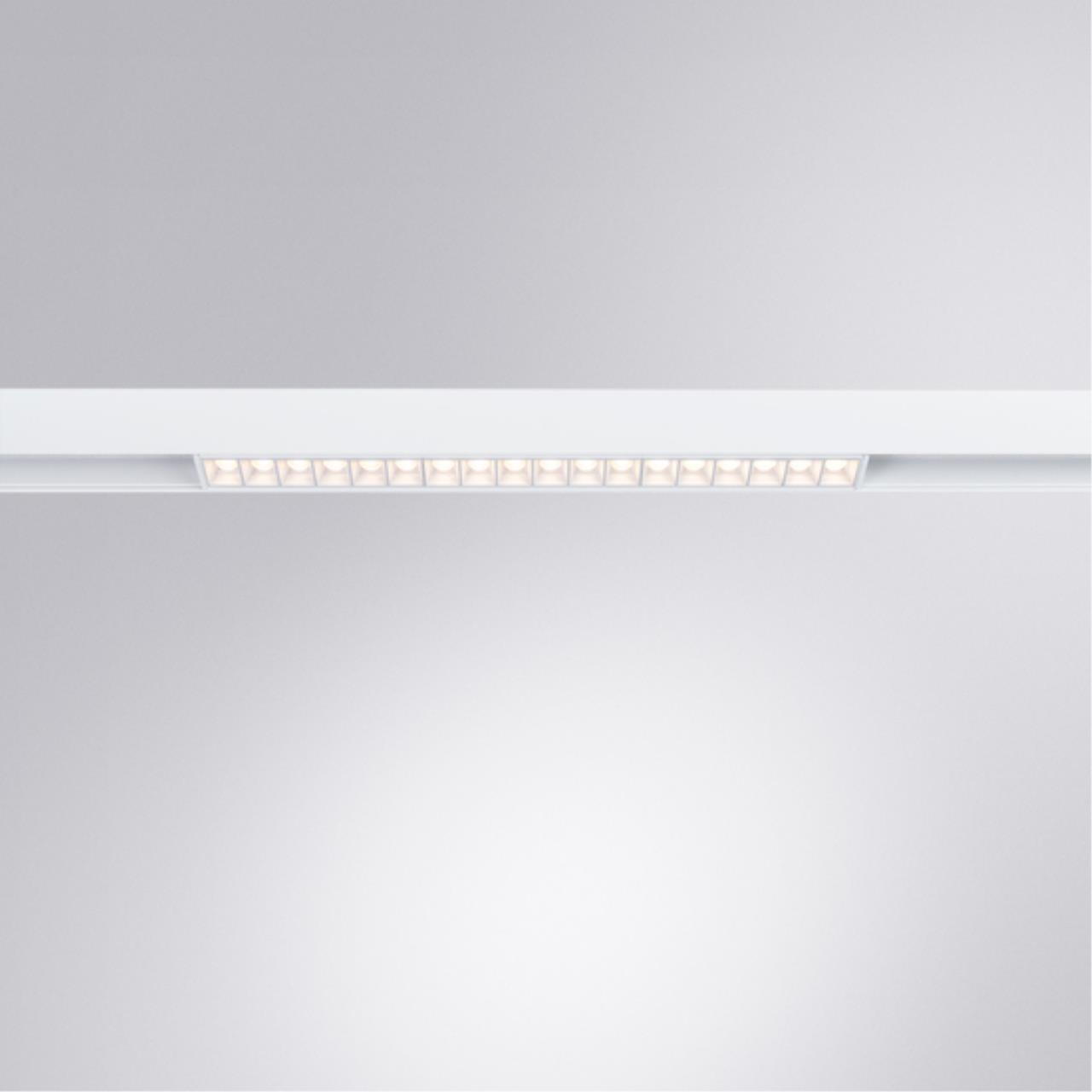 Магнитный трековый светильник Arte lamp A4645PL-1WH СВЕТИЛЬНИК ПОТОЛОЧНЫЙ LINEA 48В 20Вт 1700Лм 3000К 90+ 24°