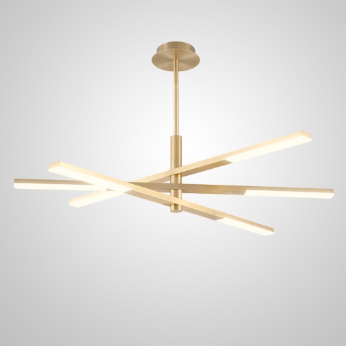 Люстра на штанге ORTON на 3 D96 Gold 241024-26