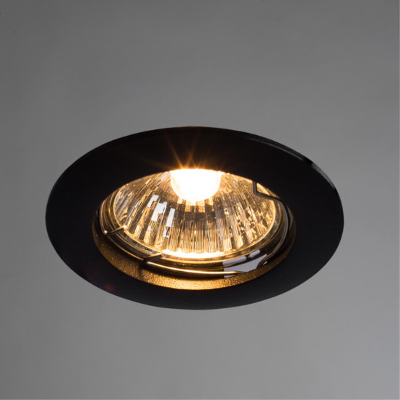 Точечный встраиваемый светильник Arte lamp A2103PL-1BK СВЕТИЛЬНИК ПОТОЛОЧНЫЙ