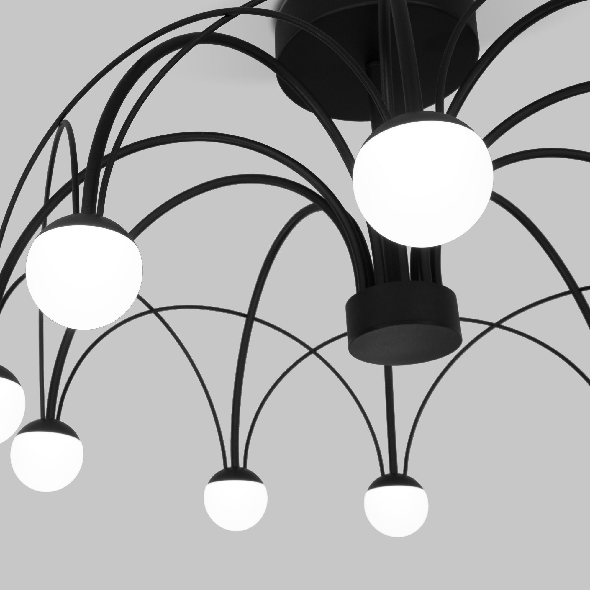 Потолочный светильник Eurosvet 90035/10  LED черный