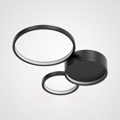 Потолочный светильник TWINE 3 rings Black 204610-26