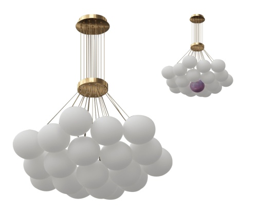 Люстра Kink Light Алди бронза 08475-19,20