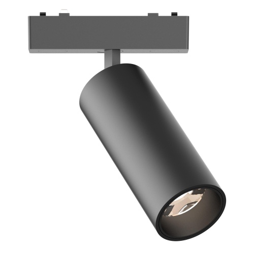 ST677.436.18 Магнитный трековый светильник Черный LED 1*18W 3000K 1 060Lm Ra>90 IP20 D55xH135 48V СКАЙФЛЕТ