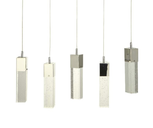 Подвес Kink Light Аква хром w63*7 08510-5AS(4000K)