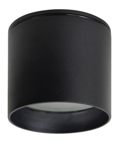 Светильник потолочный_F HL363 12W, 230V, GX53, черный IP44