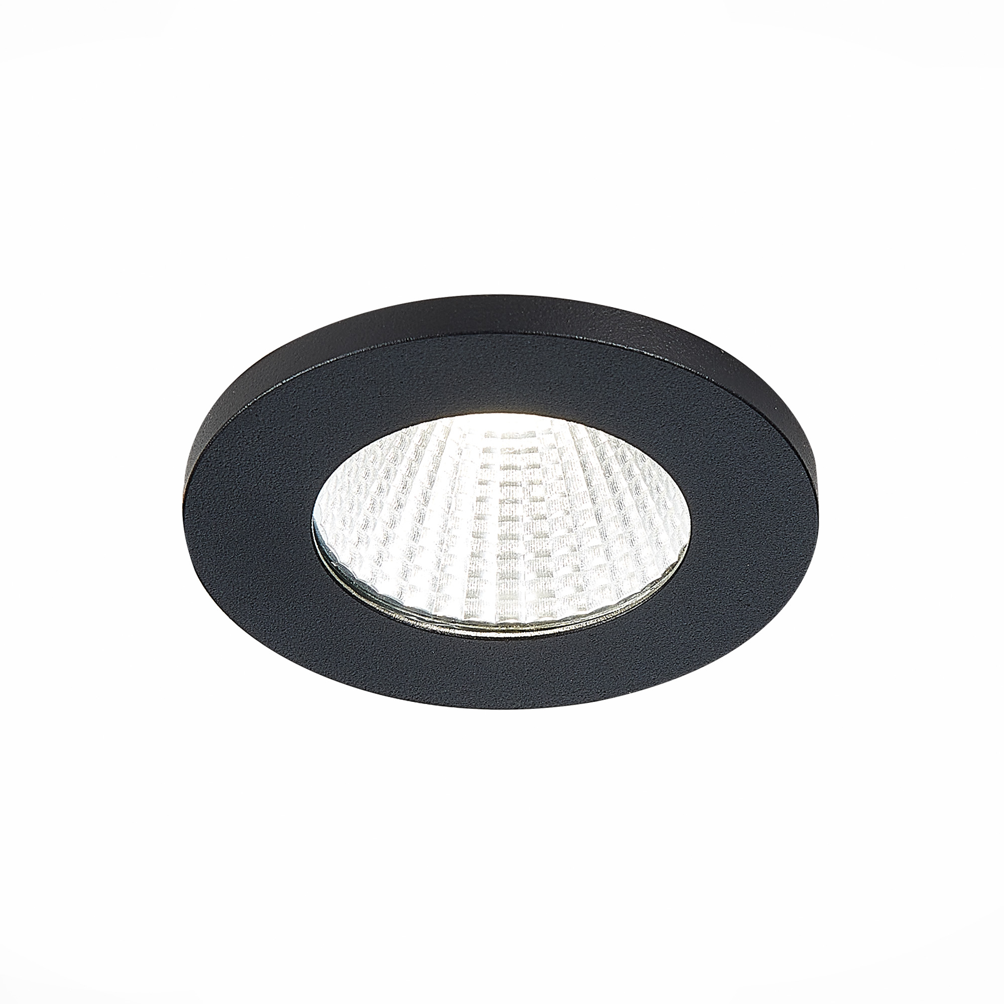 ST704.438.10 Св-к встр. Черный LED 1*10W 3000K 900Lm Ra>90 38° IP20 D79xH62 170-240V Встраиваемые светильники