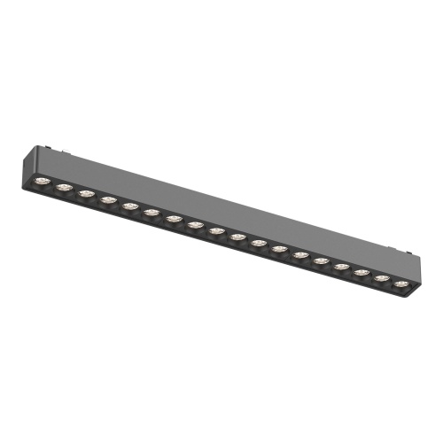 ST673.446.18 Магнитный трековый светильник Черный LED 1*18W 4000K 1 560Lm Ra>90 36° IP20 L338xW26xH2 СКАЙФЛЕТ