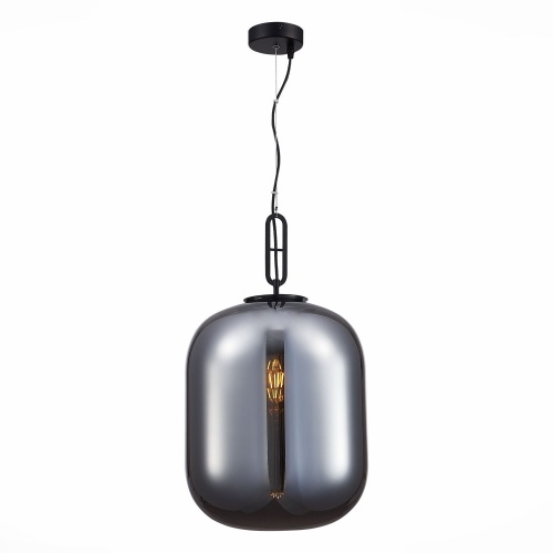 SL1050.713.01 Светильник подвесной ST-Luce Черный/Дымчатый E27 1*40W БУРАСКА
