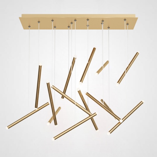 Подвесная люстра Dutti D0068 LED Chandelier Modern 14 Gold 156878-22