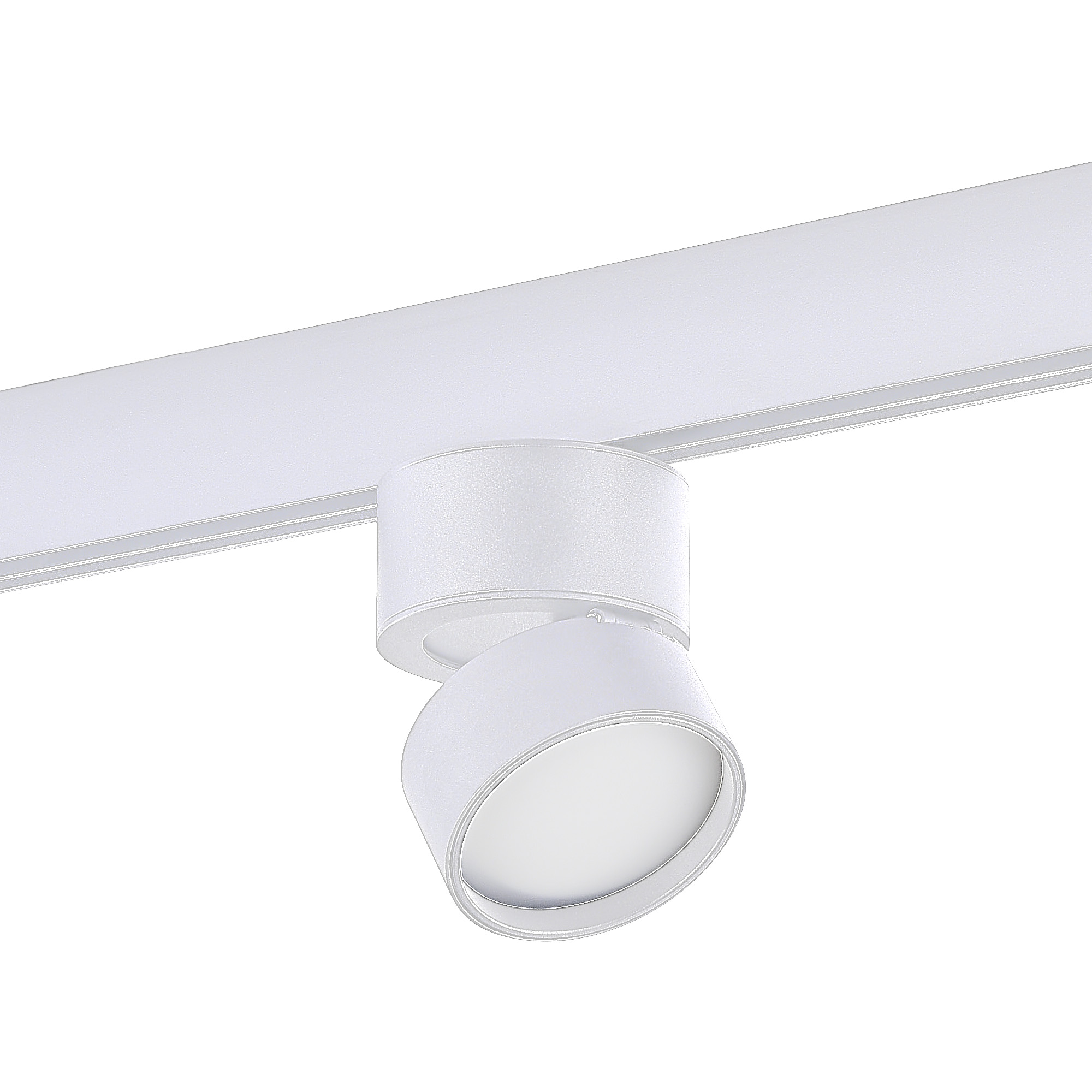 ST809.536.09 Магнитный трековый светильник Белый LED 1*9W 3000K 550Lm Ra>90 120° IP20 D85xH126 48V СКАЙЛАЙН 48V
