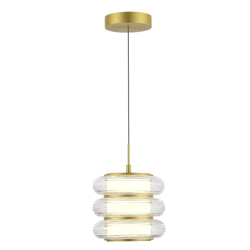 SL6239.203.03 Светильник подвесной ST-Luce золото/прозрачный LED 1*16W 3000K ФРИТЕЛЛА