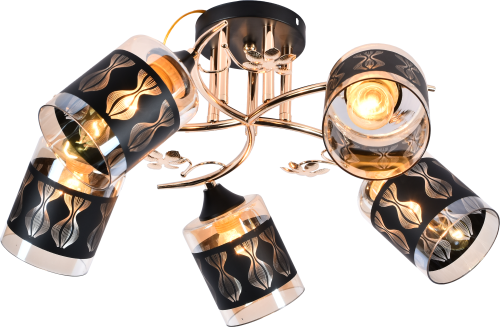 DA5111/5 BK+FGD Люстра AMLighting (4)