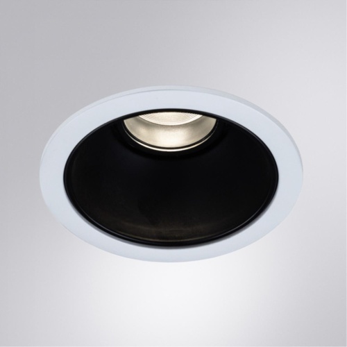 Точечный встраиваемый светильник Arte lamp A3312PL-1WH Светильник потолочный встраиваемый светодиодный SCROLL Ø85x80мм IP20 монтаж Ø55мм 12Вт 1050Лм 4000К 90+ 36°