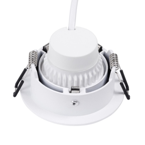 Точечный встраиваемый светильник Arte lamp A2863PL-1WH Светильник потолочный встраиваемый CORNO для MR16 Ø84x25мм белый IP20 монтаж Ø75мм